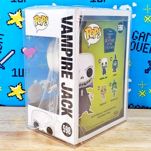 Funko PoP Nightmare Before Christmas Vampire Jack #598 GITD Exclusive + Protecto - Picture 5 of 10
